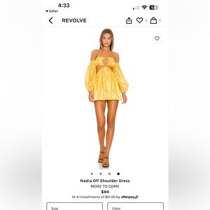 More to come Nadia dress